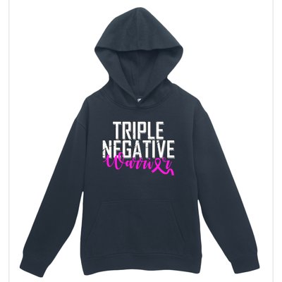 Triple Negative Breast Cancer Warrior Urban Pullover Hoodie