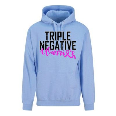 Triple Negative Breast Cancer Warrior Unisex Surf Hoodie