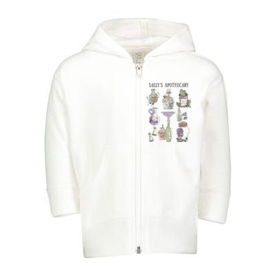 The N.I.G.H.T.M.A.R.E Before Christmas Sallys Apothecary Toddler Zip Fleece Hoodie