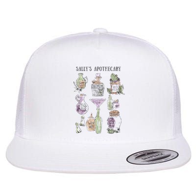 The N.I.G.H.T.M.A.R.E Before Christmas Sallys Apothecary Flat Bill Trucker Hat