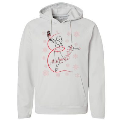 The Nutcracker Ballet And Clara Christmas Holiday Dance Performance Fleece Hoodie