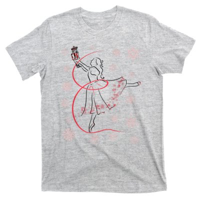 The Nutcracker Ballet And Clara Christmas Holiday Dance T-Shirt