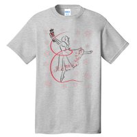 The Nutcracker Ballet And Clara Christmas Holiday Dance Tall T-Shirt