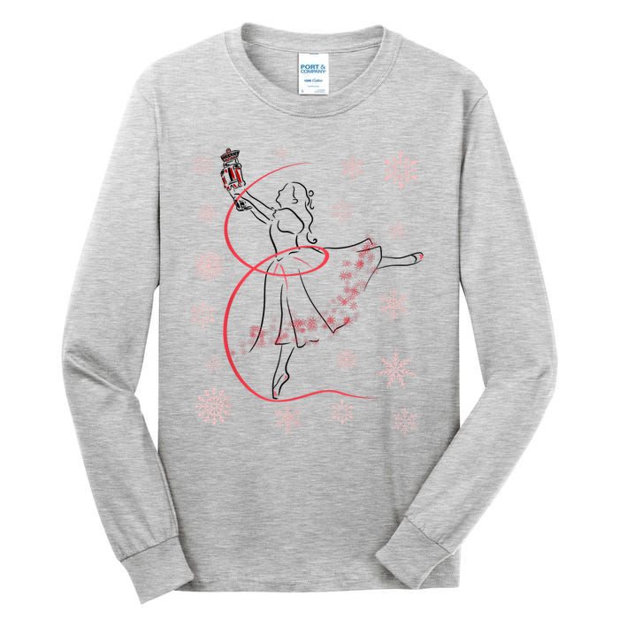 The Nutcracker Ballet And Clara Christmas Holiday Dance Tall Long Sleeve T-Shirt