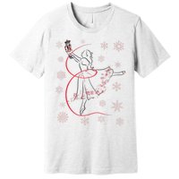 The Nutcracker Ballet And Clara Christmas Holiday Dance Premium T-Shirt