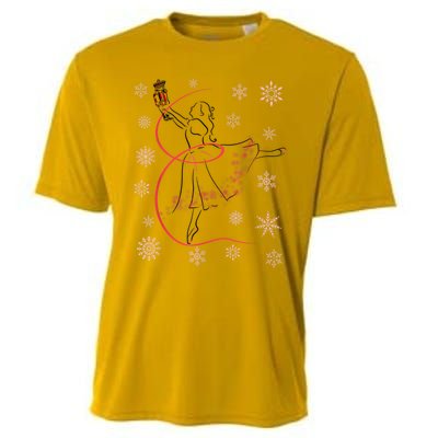 The Nutcracker Ballet And Clara Christmas Holiday Dance Cooling Performance Crew T-Shirt