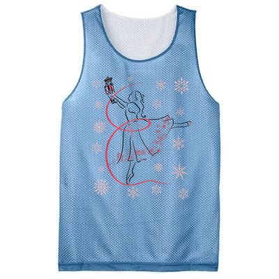 The Nutcracker Ballet And Clara Christmas Holiday Dance Mesh Reversible Basketball Jersey Tank