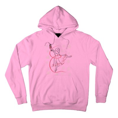 The Nutcracker Ballet And Clara Christmas Holiday Dance Hoodie