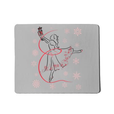 The Nutcracker Ballet And Clara Christmas Holiday Dance Mousepad