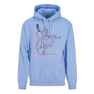 The Nutcracker Ballet And Clara Christmas Holiday Dance Unisex Surf Hoodie