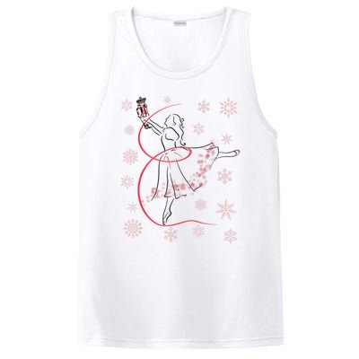 The Nutcracker Ballet And Clara Christmas Holiday Dance PosiCharge Competitor Tank