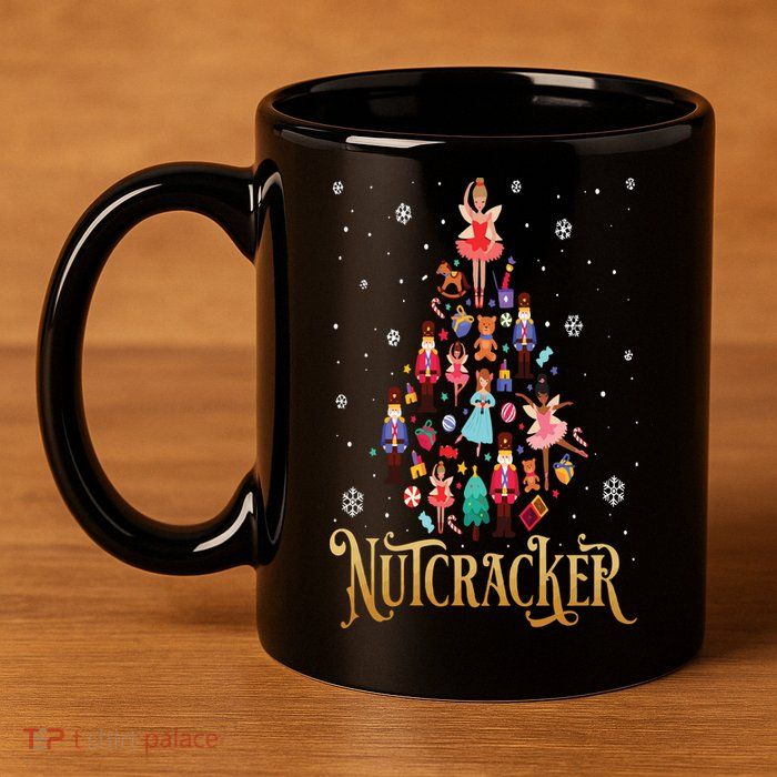 The Nutcracker Ballet Christmas 11oz C Handle Ceramic Mug