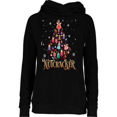 The Nutcracker Ballet Christmas Womens Funnel Neck Pullover Hood