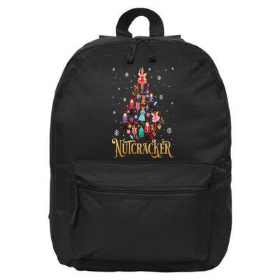 The Nutcracker Ballet Christmas 16 in Basic Backpack