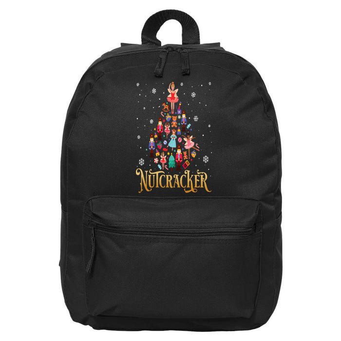 The Nutcracker Ballet Christmas 16 in Basic Backpack