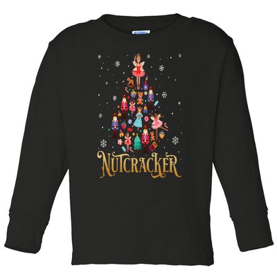 The Nutcracker Ballet Christmas Toddler Long Sleeve Shirt