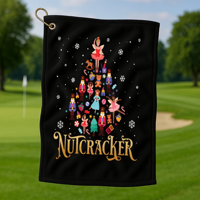 The Nutcracker Ballet Christmas Golf Towel