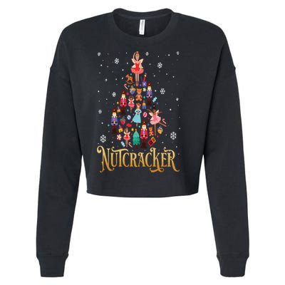 The Nutcracker Ballet Christmas Cropped Pullover Crew