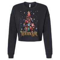 The Nutcracker Ballet Christmas Cropped Pullover Crew