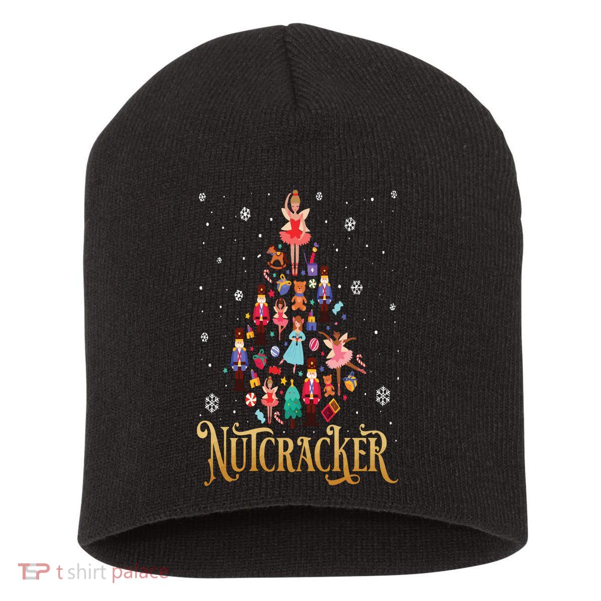 The Nutcracker Ballet Christmas Short Acrylic Beanie