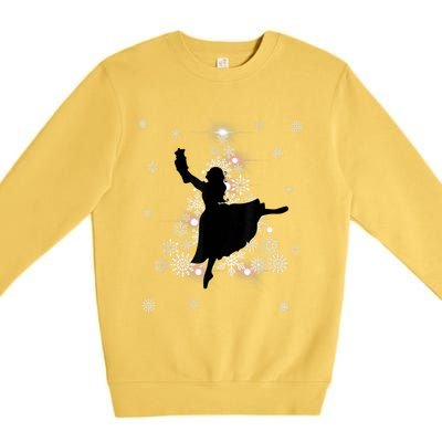 The Nutcracker Ballet, Clara, Tree Christmas Holiday Dance Premium Crewneck Sweatshirt