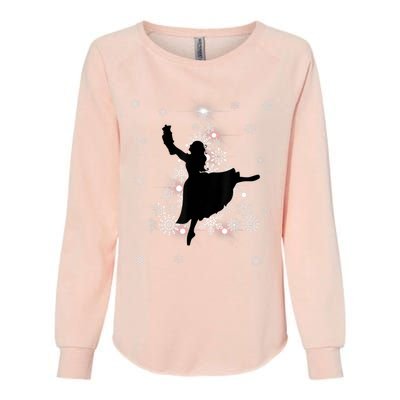 The Nutcracker Ballet, Clara, Tree Christmas Holiday Dance Womens California Wash Sweatshirt