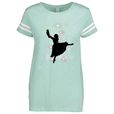 The Nutcracker Ballet, Clara, Tree Christmas Holiday Dance Enza Ladies Jersey Football T-Shirt