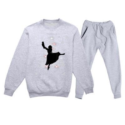 The Nutcracker Ballet, Clara, Tree Christmas Holiday Dance Premium Crewneck Sweatsuit Set