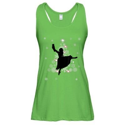 The Nutcracker Ballet, Clara, Tree Christmas Holiday Dance Ladies Essential Flowy Tank