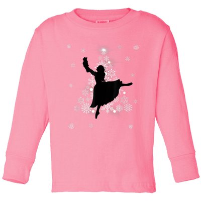 The Nutcracker Ballet, Clara, Tree Christmas Holiday Dance Toddler Long Sleeve Shirt