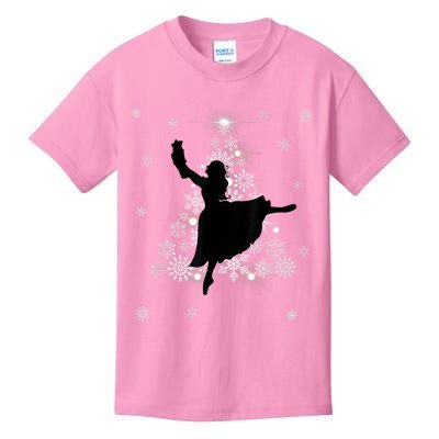 The Nutcracker Ballet, Clara, Tree Christmas Holiday Dance Kids T-Shirt