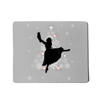 The Nutcracker Ballet, Clara, Tree Christmas Holiday Dance Mousepad