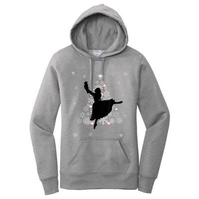 The Nutcracker Ballet, Clara, Tree Christmas Holiday Dance Women's Pullover Hoodie