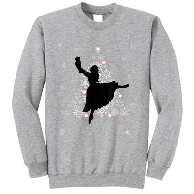 The Nutcracker Ballet, Clara, Tree Christmas Holiday Dance Tall Sweatshirt