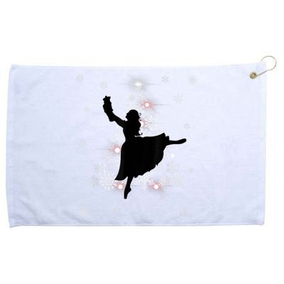 The Nutcracker Ballet, Clara, Tree Christmas Holiday Dance Grommeted Golf Towel