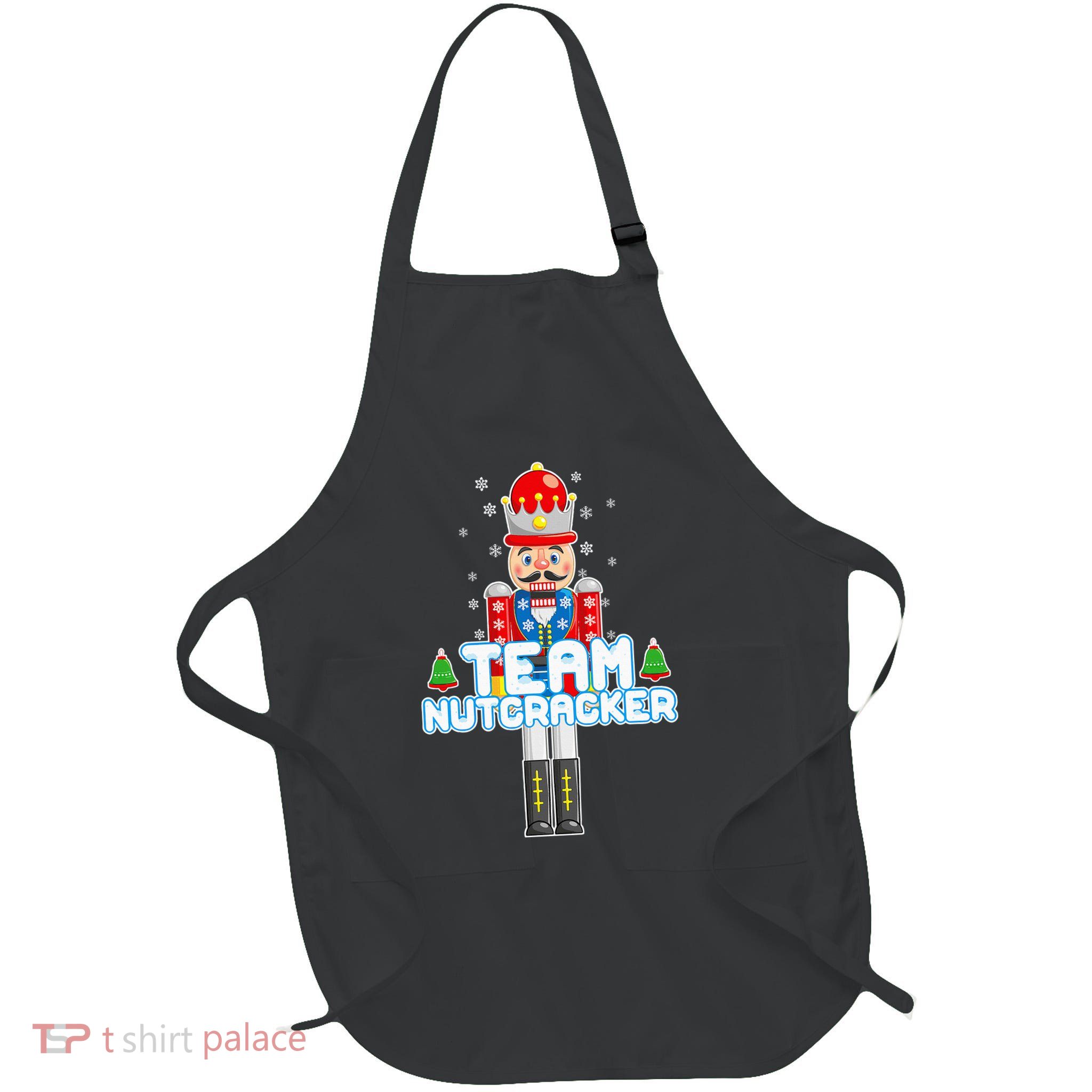 Team Nutcracker Ballet Christmas Full-Length Apron With Pockets