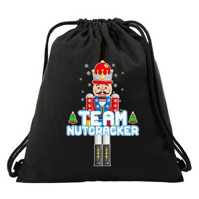 Team Nutcracker Ballet Christmas Drawstring Bag