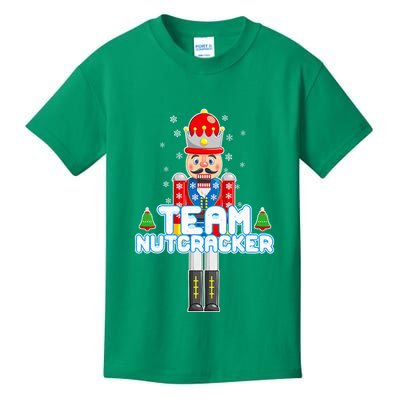 Team Nutcracker Ballet Christmas Kids T-Shirt
