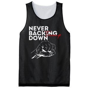 Trump Never Backing Down Resilient Support Mesh Reversible Basketball Jersey Tank