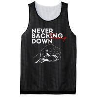 Trump Never Backing Down Resilient Support Mesh Reversible Basketball Jersey Tank