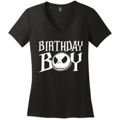 The N.I.G.H.T.M.A.R.E Before Christmas Birthday Women's V-Neck T-Shirt