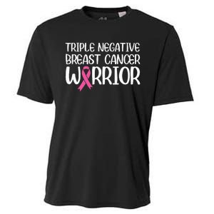 Triple Negative Breast Cancer Awareness Warrior Pink Rainbow Cooling Performance Crew T-Shirt