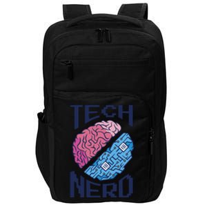 Tech Nerd Brain Impact Tech Backpack