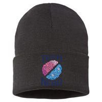 Tech Nerd Brain Sustainable Knit Beanie