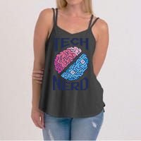 Tech Nerd Brain Women's Strappy Tank