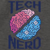 Tech Nerd Brain Vector Backpack