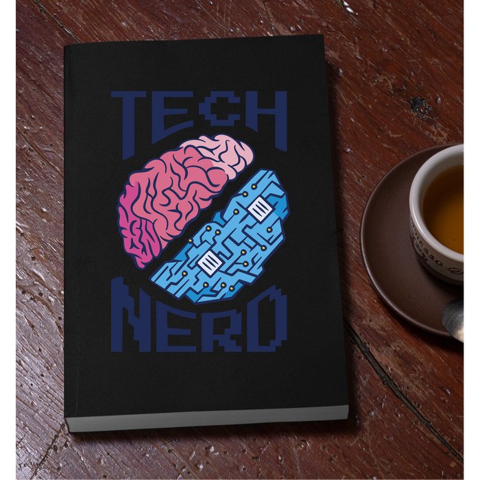 Tech Nerd Brain Permanent Decal Sticker