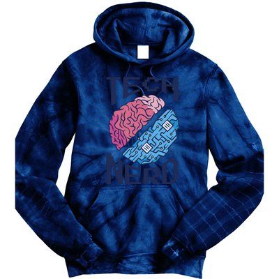 Tech Nerd Brain Tie Dye Hoodie