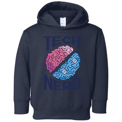 Tech Nerd Brain Toddler Hoodie