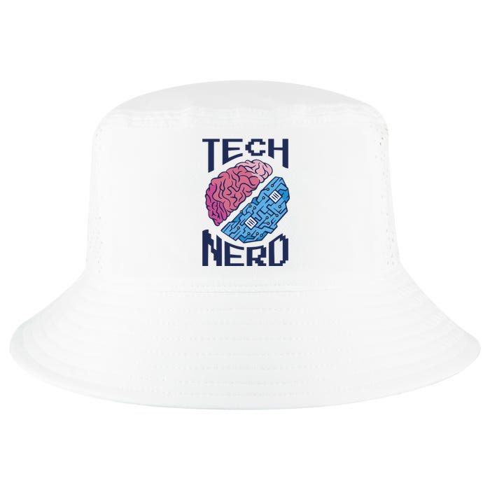 Tech Nerd Brain Cool Comfort Performance Bucket Hat